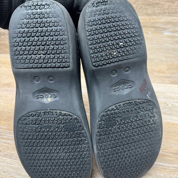 Crocs Neria Pro II Gray Dots Clog Women's Size 8 - Picture 4 of 6